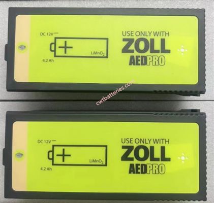 Original Zoll AED Pro Rechargeable Lithium Battery 12V 4.2Ah Long-Lasting Defibrillator Battery