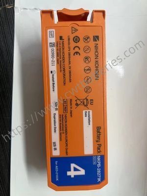Nihon Kohden NKPB-28271K 27V 2800mAh LiMnO2 AED Battery with 90 Days Warranty for AED-2100 AED-2150 AED-2151 AED-2152 Defibrillator