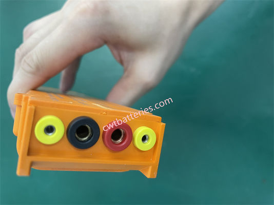 Metrax M240 14.4VDC 1.7Ah NiCd Defibrillator Battery Orange Color New Original