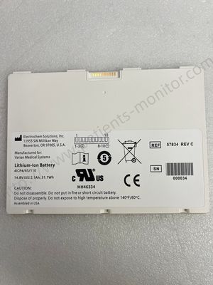 Varian Medical Systems Lithium-ion Battery 57834 REV C for Detector Application with 90 Days Warranty