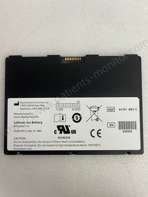 Varian Medical Systems 81701 REV C Lithium Ion Battery for Flat Panel Detector with 90 Days Warranty New 14.8V 2.1Ah