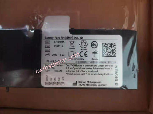 B Braun 8713180 4.8V 2.1Ah New Original Rechargeable Lithium Ion Medical Battery for Infusion Pumps
